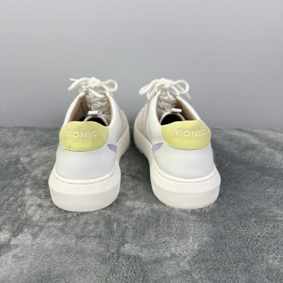Vionic Women‎ Size 9.5 Accent Sneakers Leather Casual Comfort Shoes - Picture 7 of 12